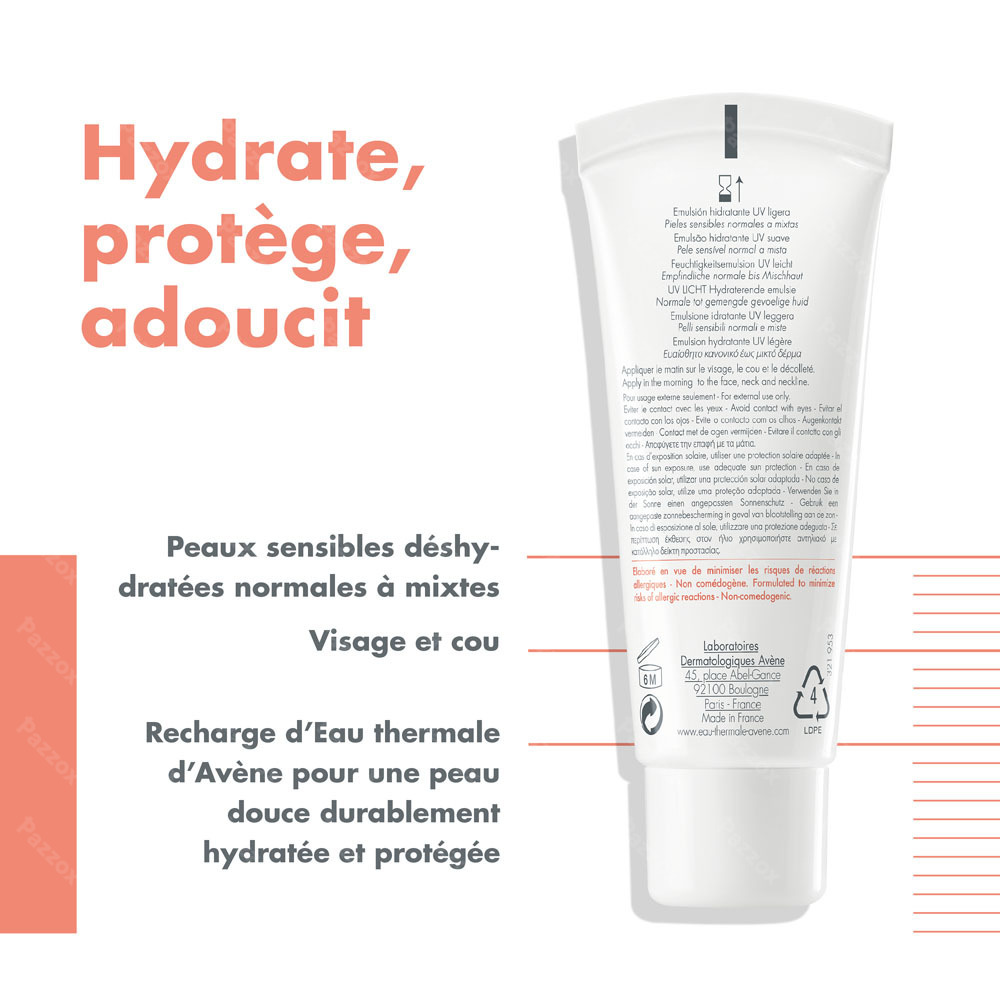 Avene Hydrance Uv Legere Emulsion Hydr.spf30 40ml