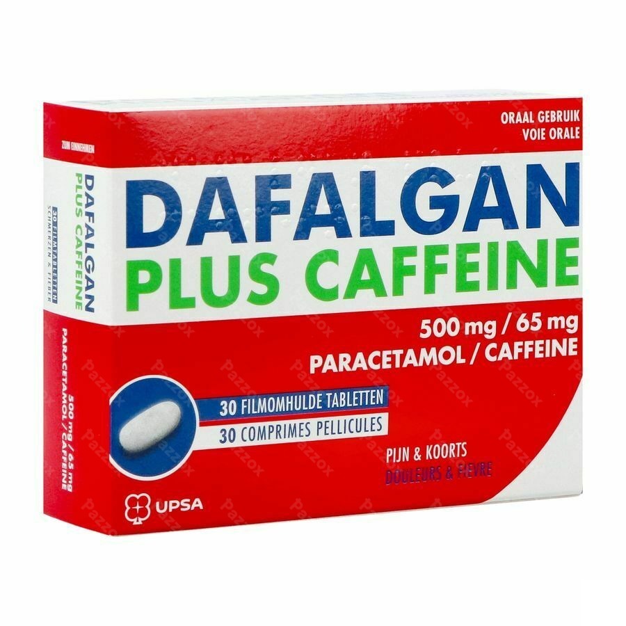 Dafalgan Plus Caffeine 500mg/65mg 30 Comprimés