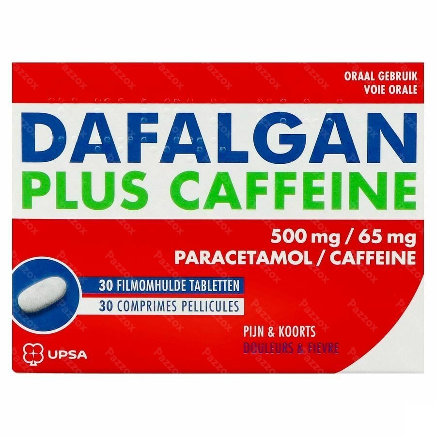Dafalgan Plus Caffeine 500mg/65mg 30 Comprimés