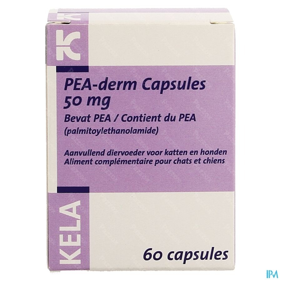 Pea Derm 50mg Caps 60