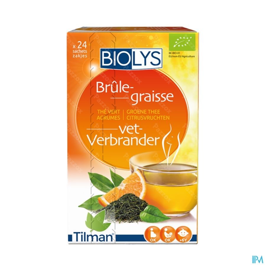 Biolys The Vert Agrumes Sach 24