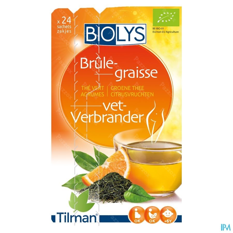 Biolys The Vert Agrumes Sach 24