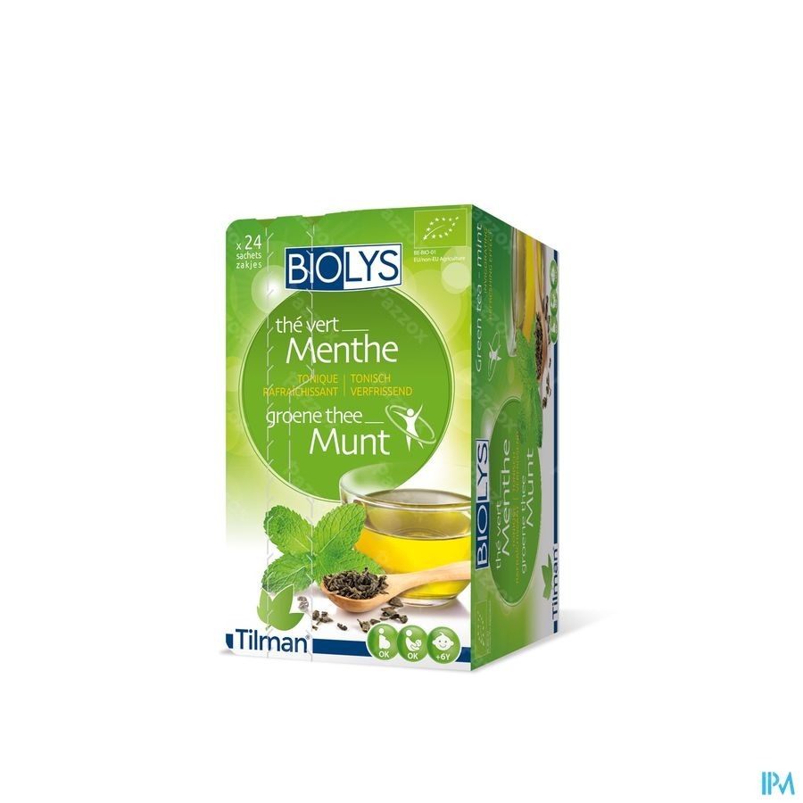 Biolys The Vert Menthe Sach 24