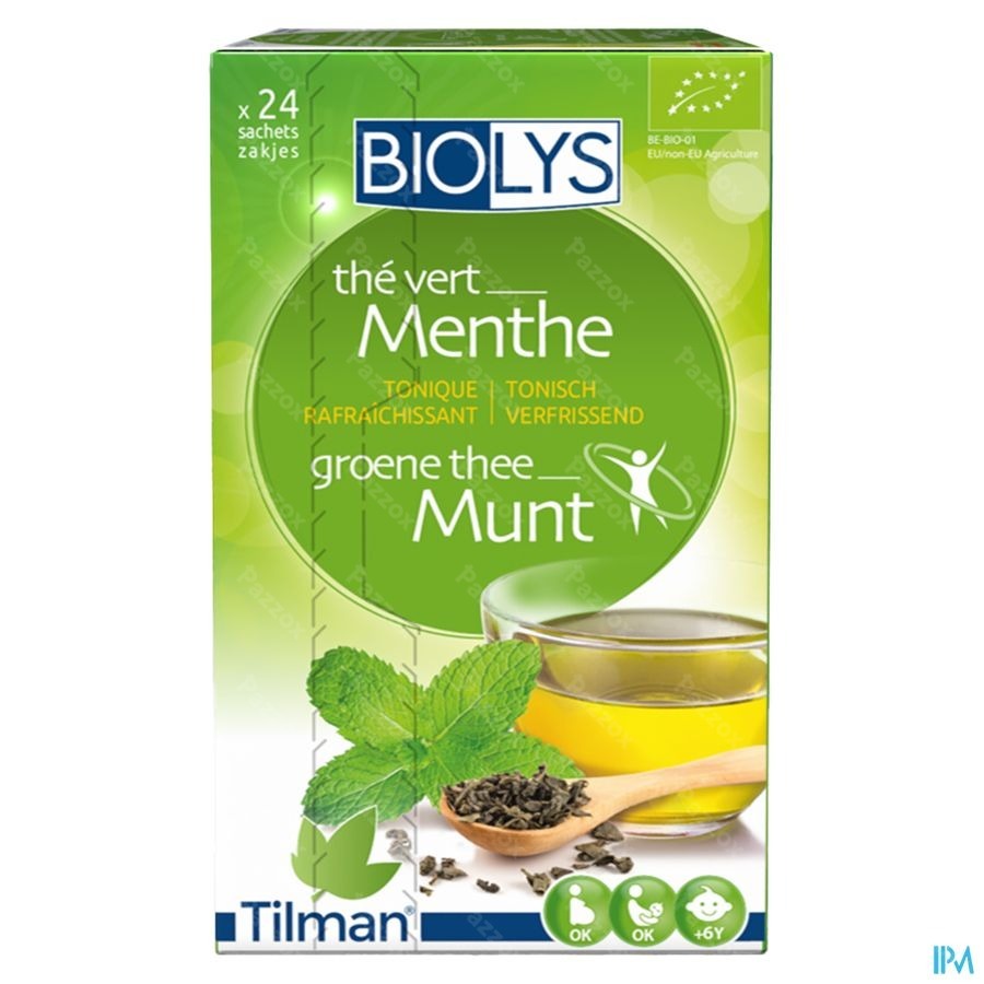 Biolys The Vert Menthe Sach 24