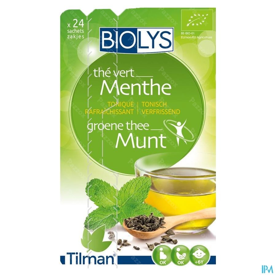 Biolys The Vert Menthe Sach 24