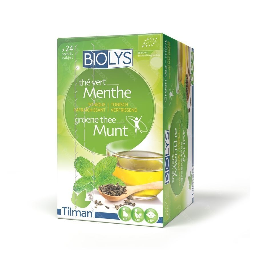 Biolys The Vert Menthe Sach 24
