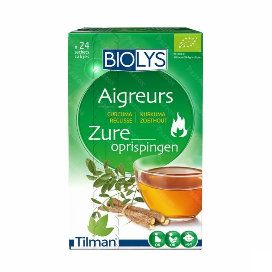 Biolys Curcuma-reglisse 24 Sachets 