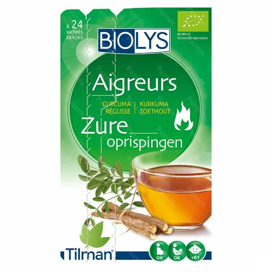 Biolys Curcuma-reglisse 24 Sachets 
