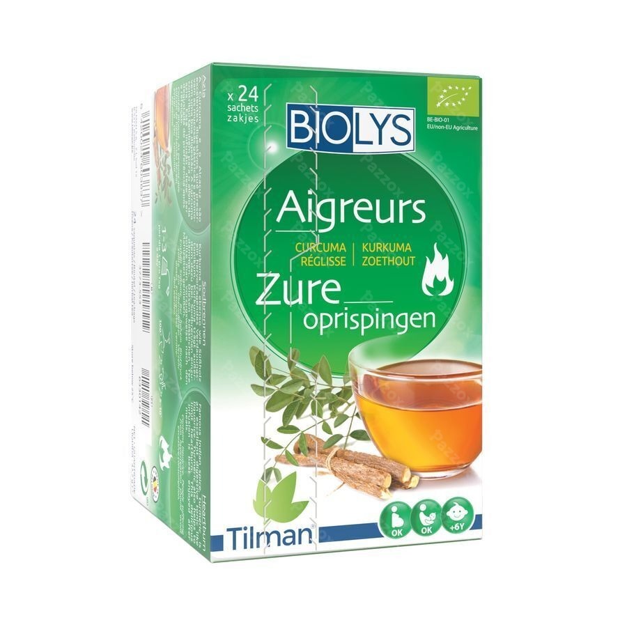 Biolys Curcuma-reglisse 24 Sachets 