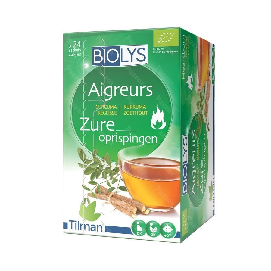 Biolys Curcuma-reglisse 24 Sachets 