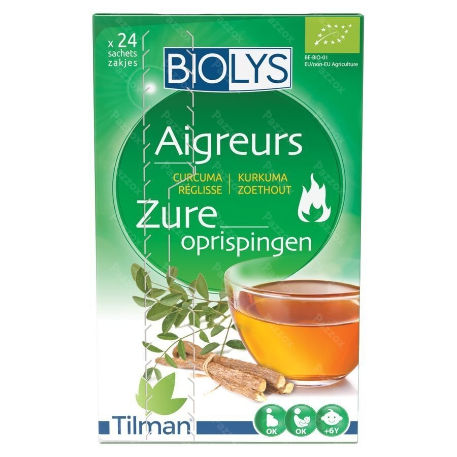 Biolys Curcuma-reglisse 24 Sachets 
