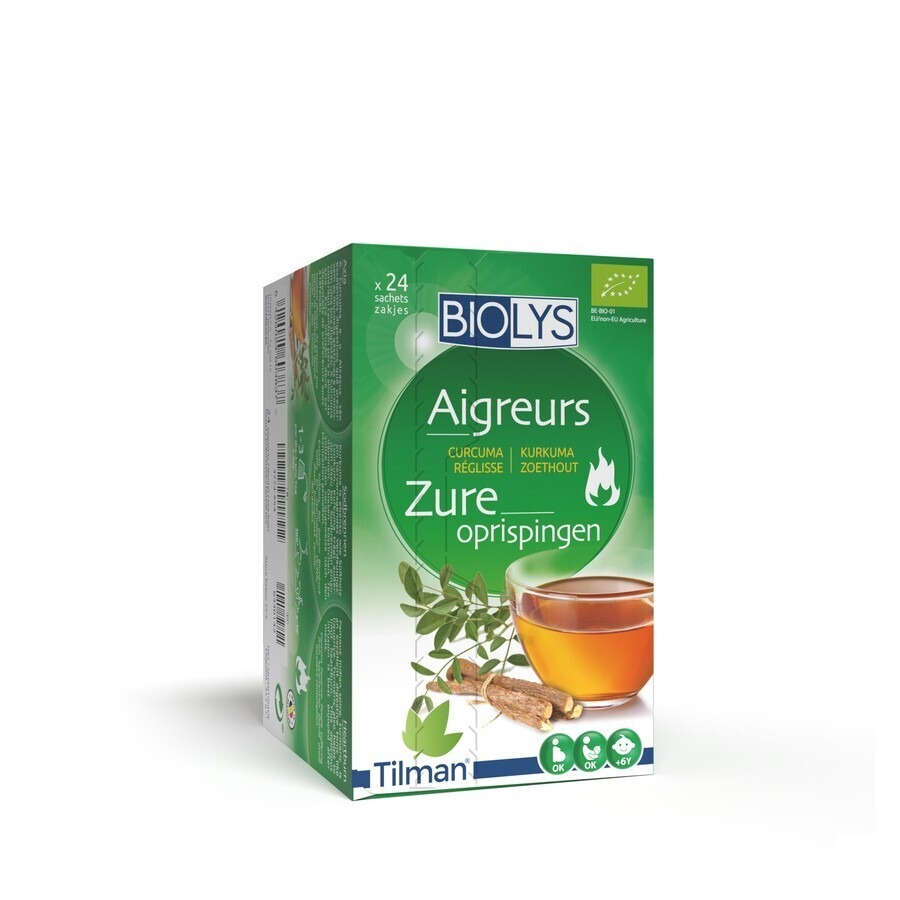 Biolys Curcuma-reglisse 24 Sachets 