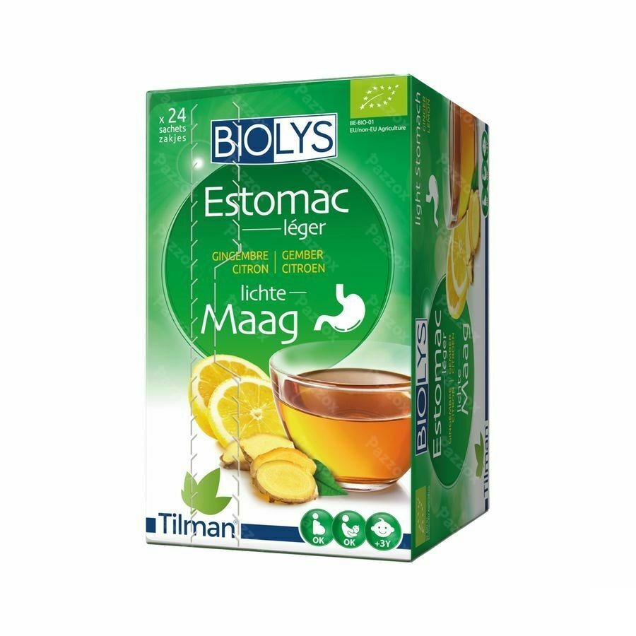 Biolys Gingembre Citron Sachets 24