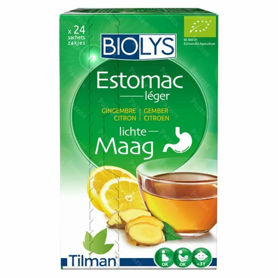 Biolys Gingembre Citron Sachets 24