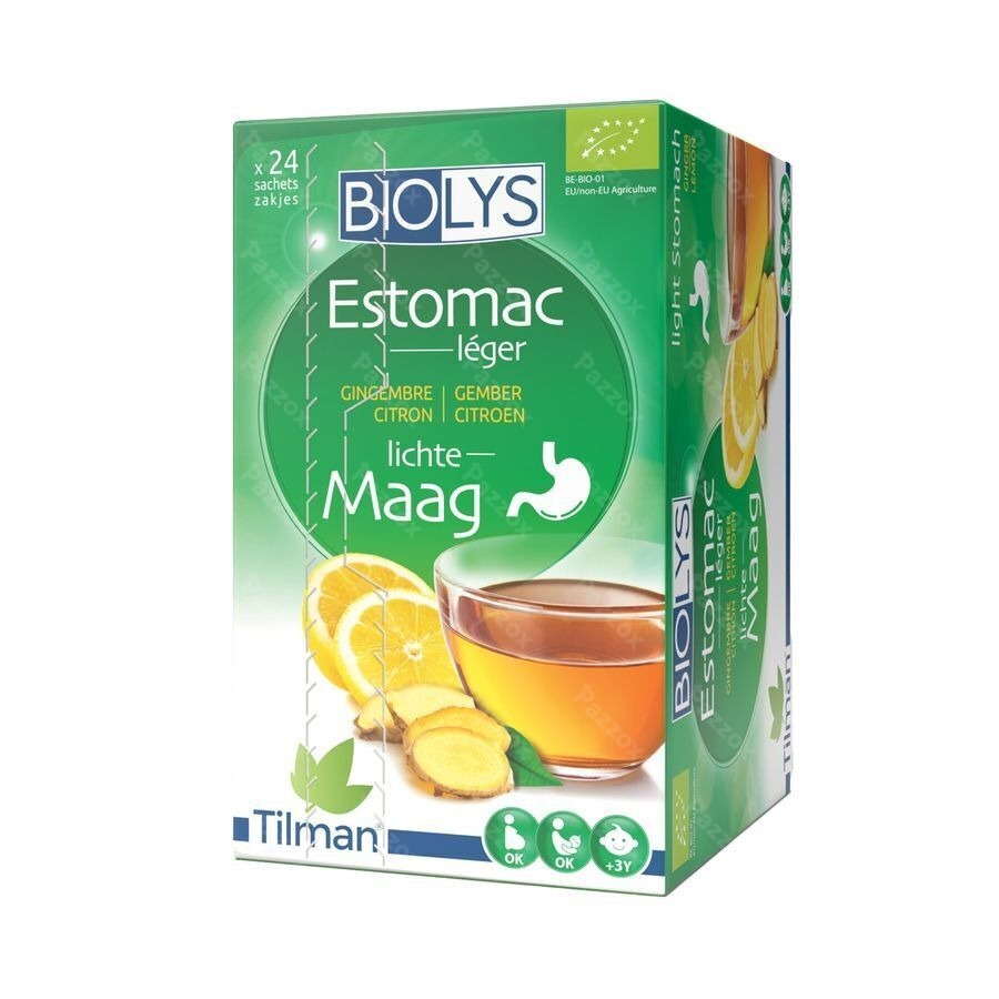 Biolys Gingembre Citron Sachets 24