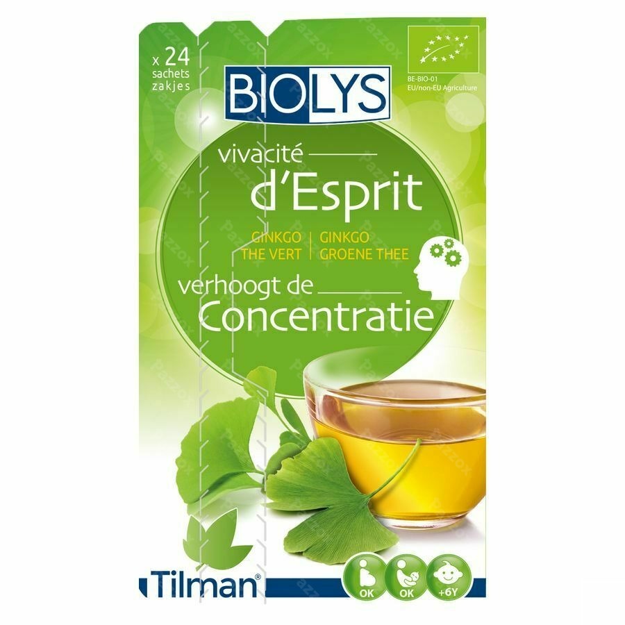 Biolys Ginkgo The Vert Sach 24