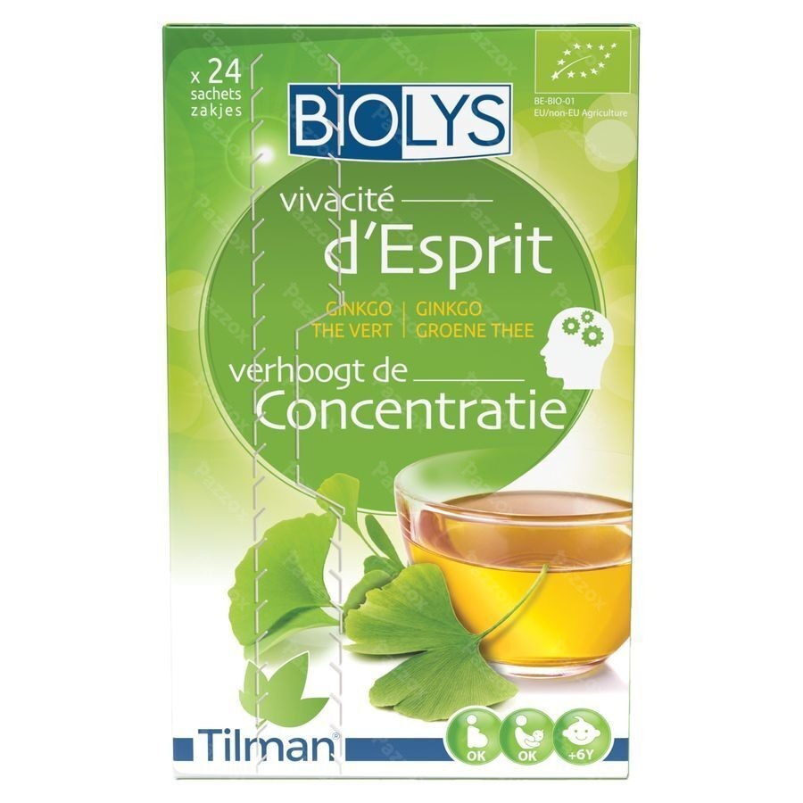 Biolys Ginkgo The Vert Sach 24