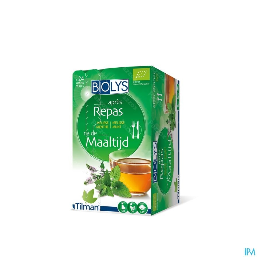 Biolys Melisse Menthe Sach 24