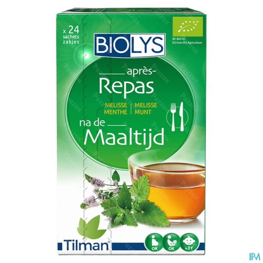 Biolys Melisse Menthe Sach 24