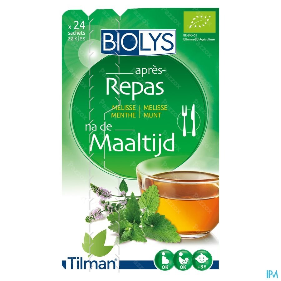 Biolys Melisse Menthe Sach 24