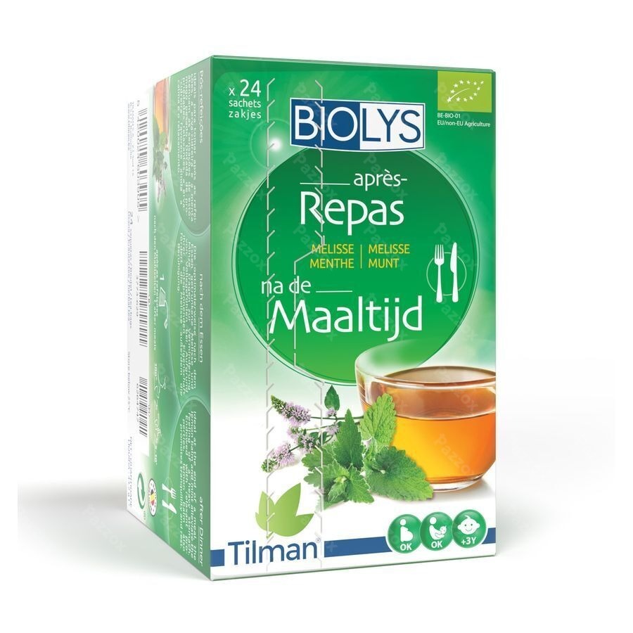 Biolys Melisse Menthe Sach 24