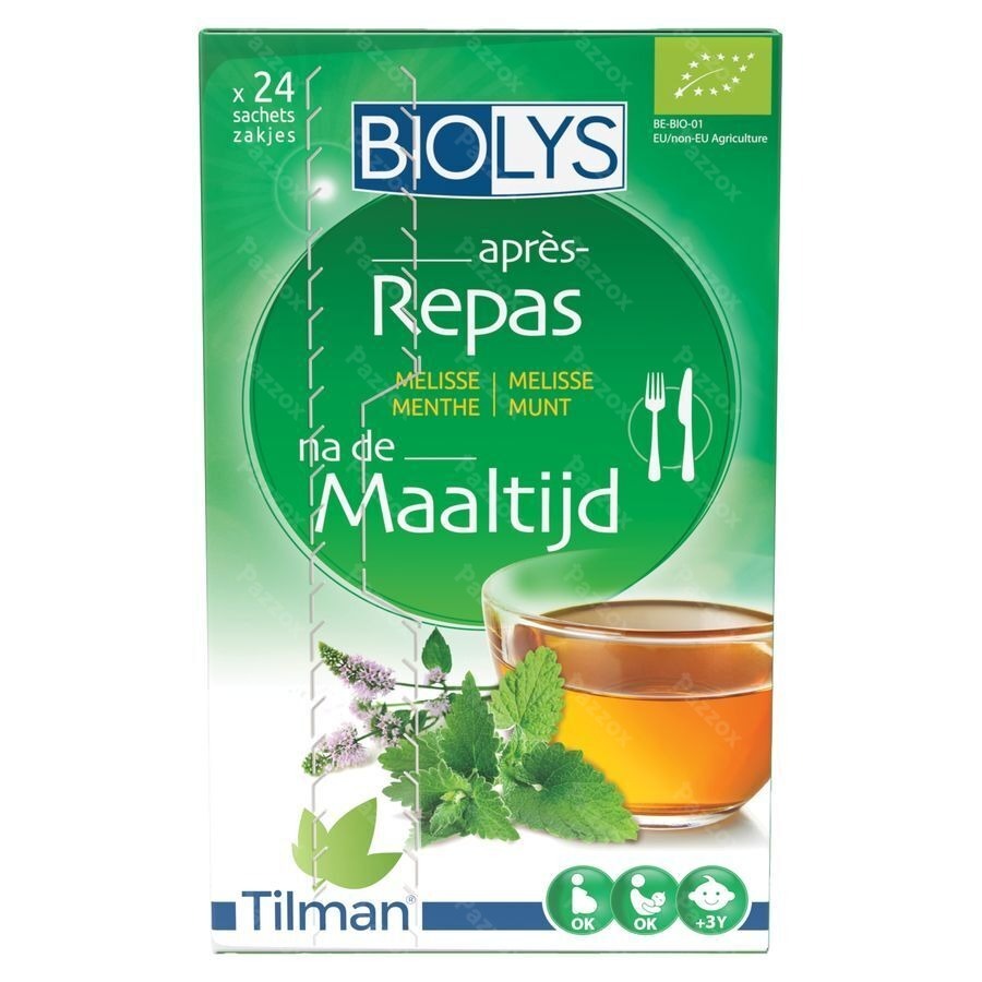 Biolys Melisse Menthe Sach 24