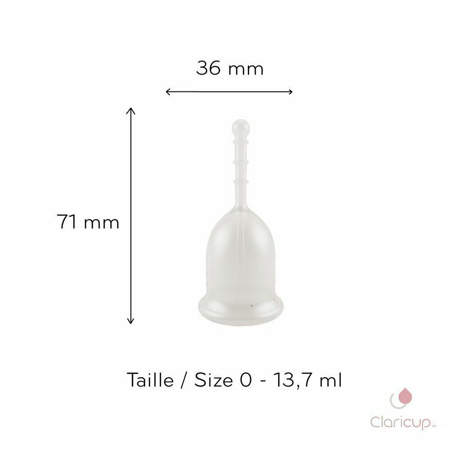 Claricup Coupelle Menstruelle Taille 0 Duo Pack