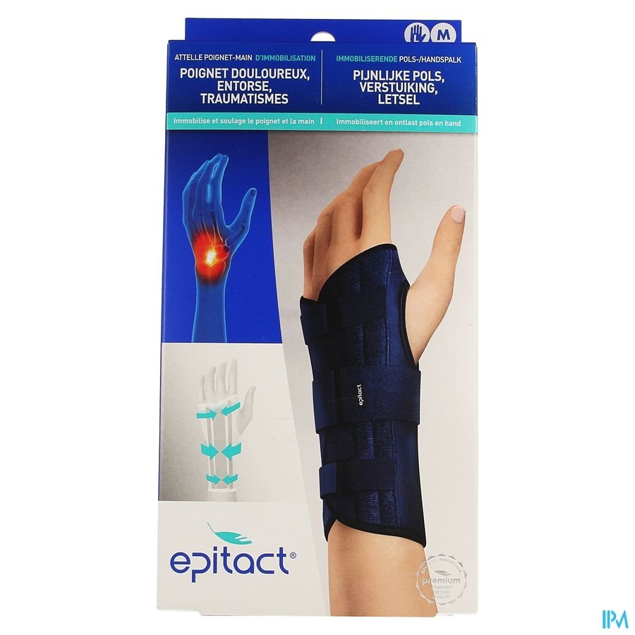 Epitact Attelle Poignet Main Immobilis. Gauche M