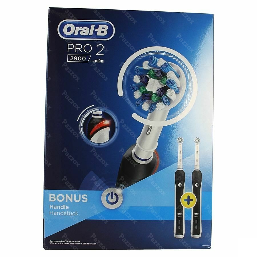 Oral-B Pro 2 Duo Pack Brosse à Dents Électrique Noir