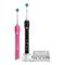 Oral-B Smart 4 Brosse à Dents Électrique Duo Pack Noir et Rose 