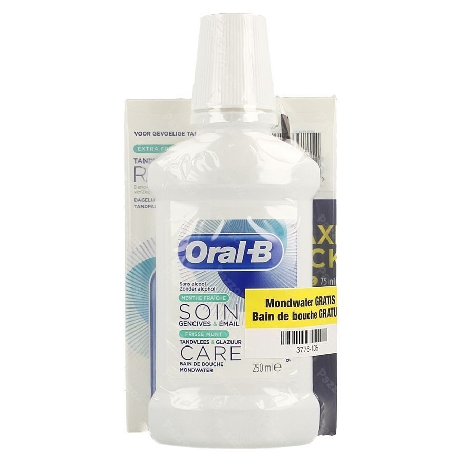 Oral-b Tp Gum&enam.rep.fresh 2x75ml+b.bouche 250ml