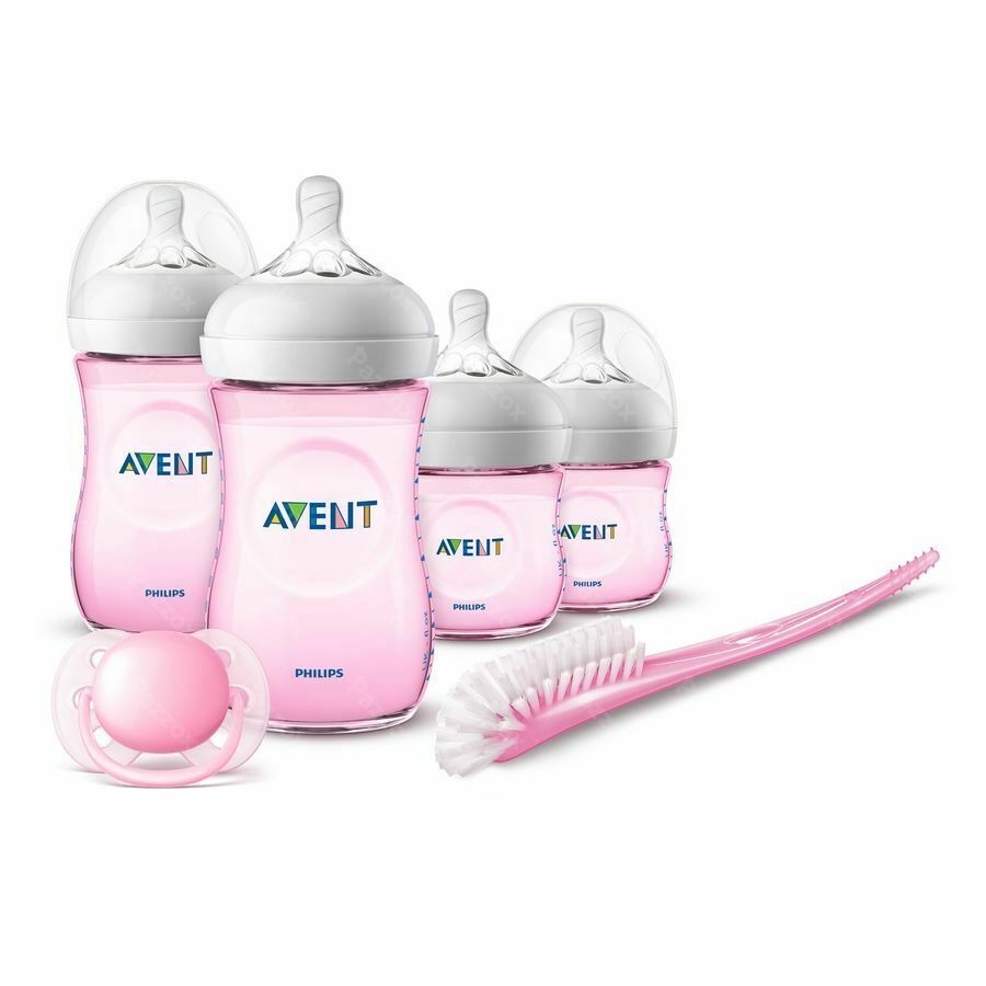 Philips Avent Natural 2.0 Kit Nouveau Ne Rose SCD301/03