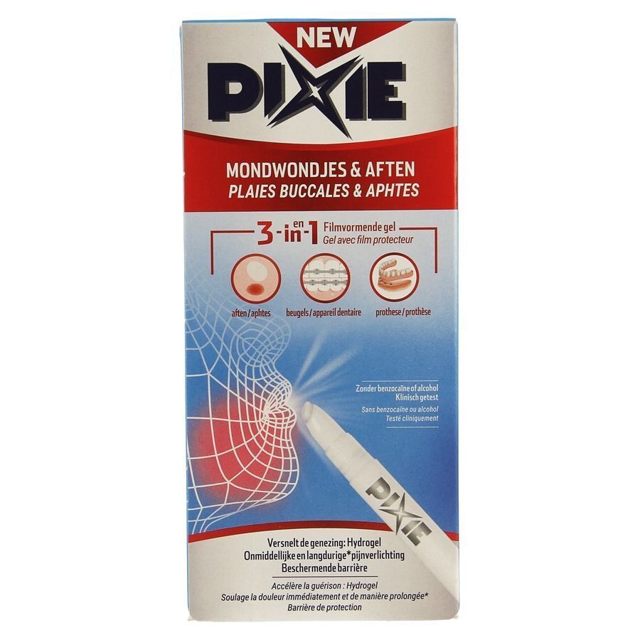 Pixie Plaies Buccales & aphtes Stylo Gel 3,3ml