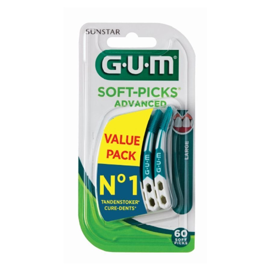 Gum Softpicks Advanced Large 60pc 651m60