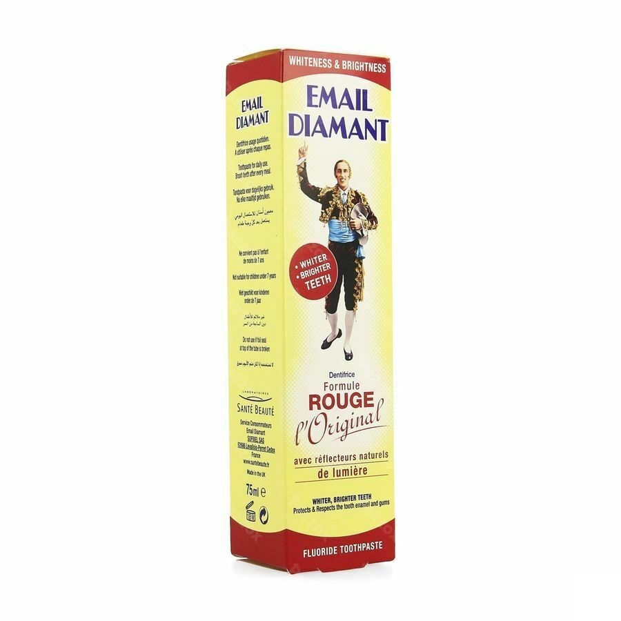 Email Diamant Dentirice Formule Rouge 75ml