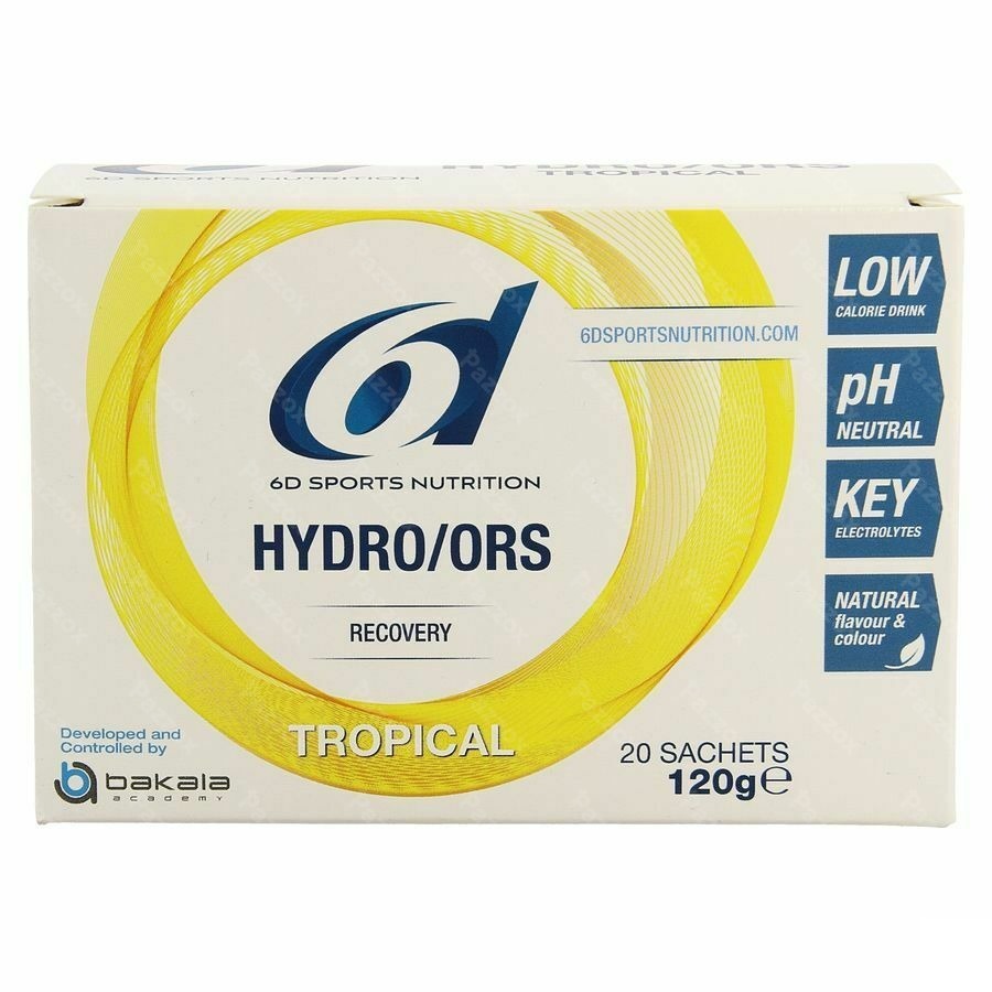 6d Sports Nutrition Hydro ORS Tropical 20 sachets