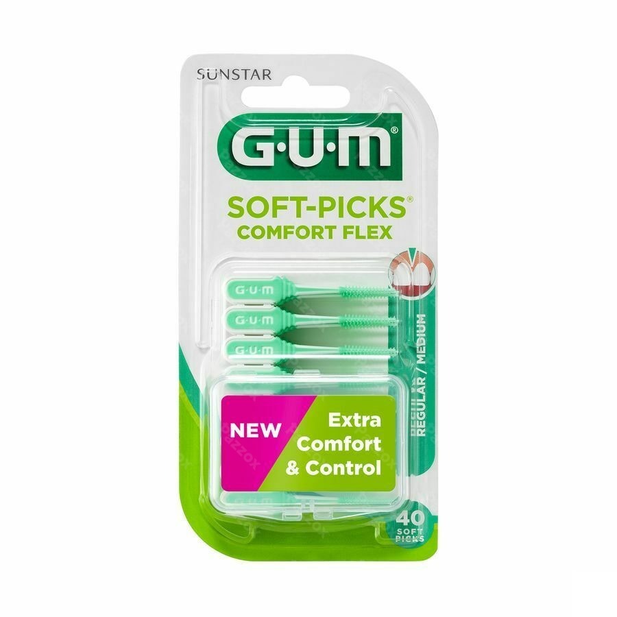 Gum Softpicks Comfort Flex Regular 40