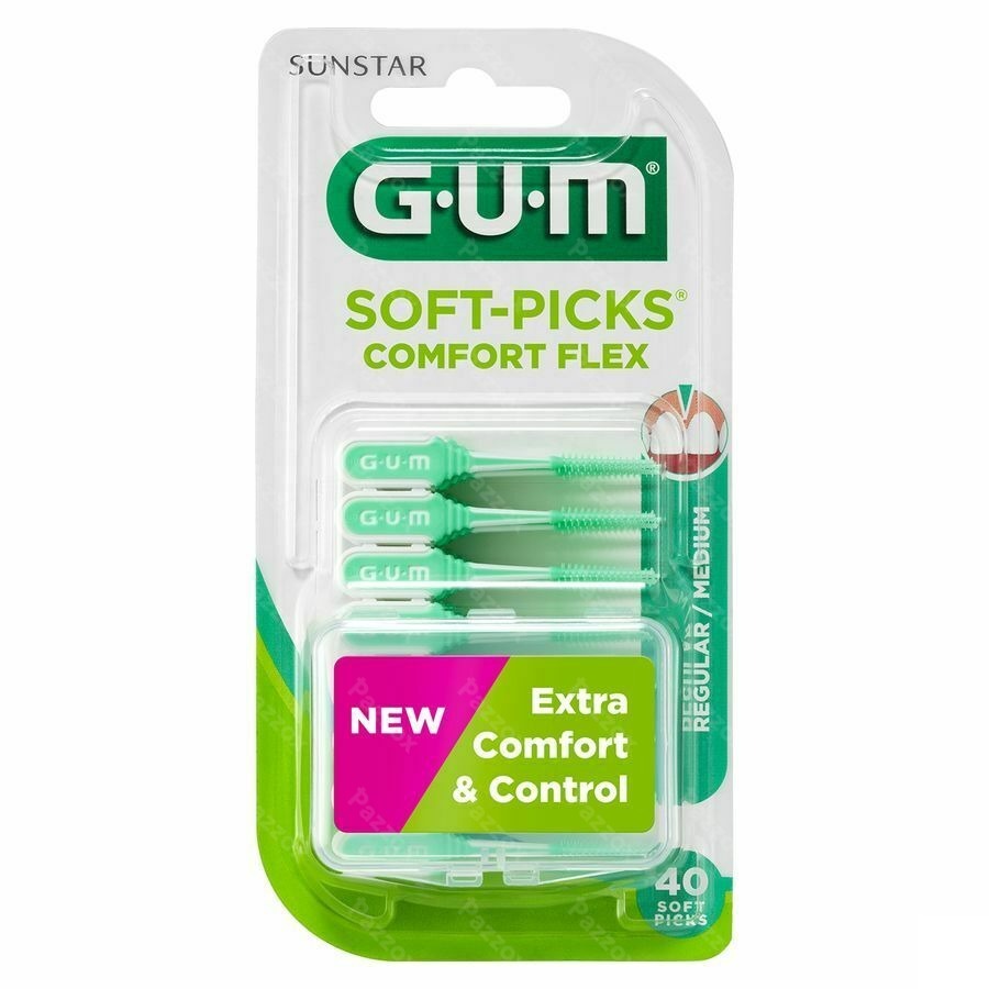 Gum Softpicks Comfort Flex Regular 40