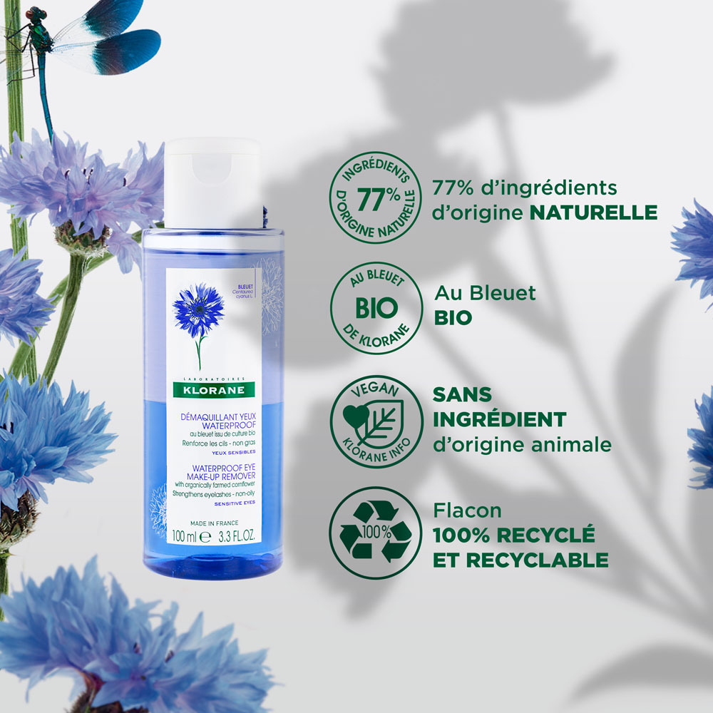 Klorane Visage Bleuet Demaquillant Wtp Fl 100ml