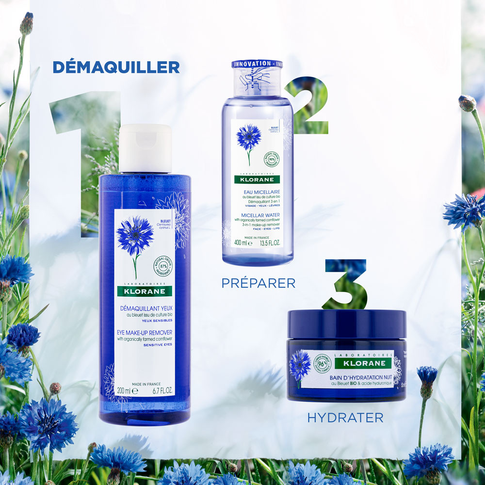 Klorane Visage Bleuet Demaquillant Yeux 100ml