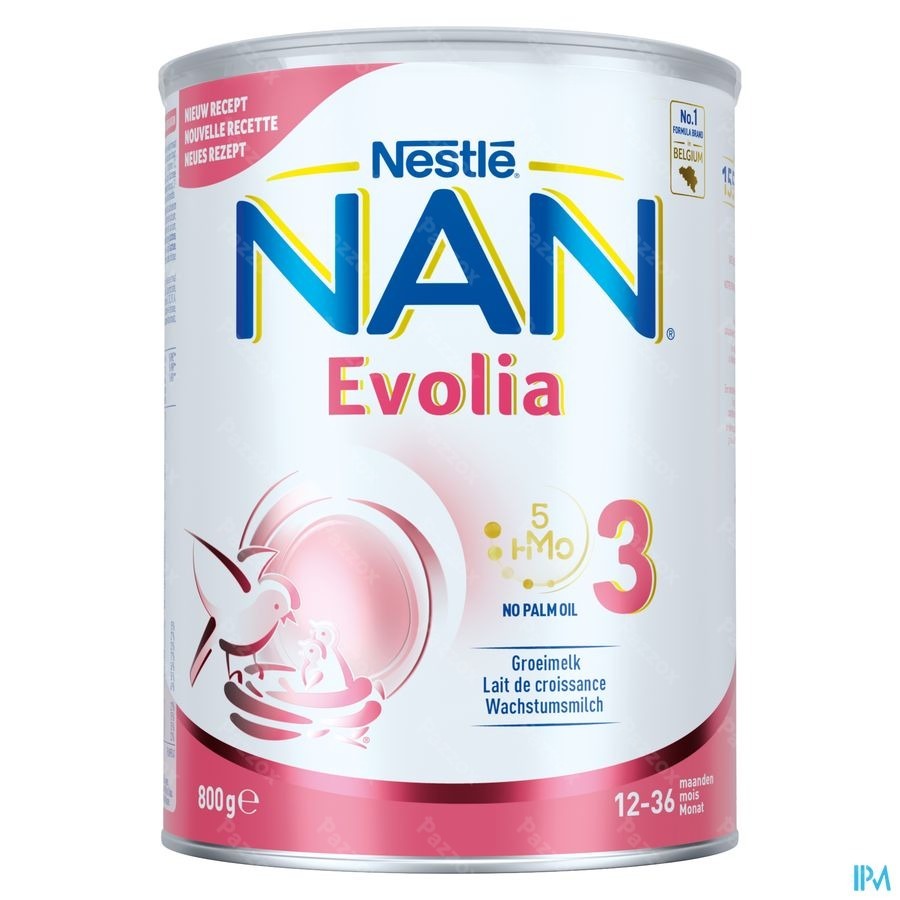 Nan Evolia 3 Lait de Croissance Bébé 1+ An 800g