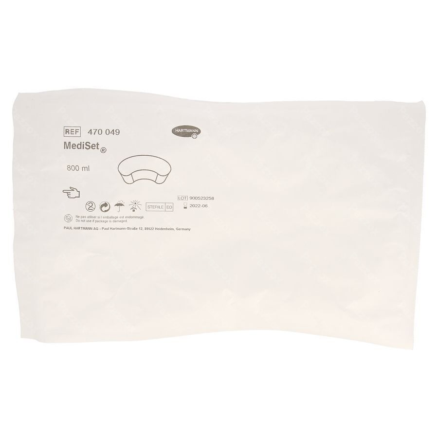 Bassin Réniforme 800ml 1 P/s