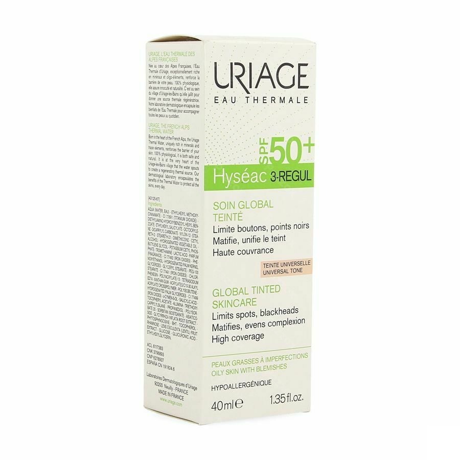 Uriage Hyseac 3-regul Soin Global Teinte 40 Ml