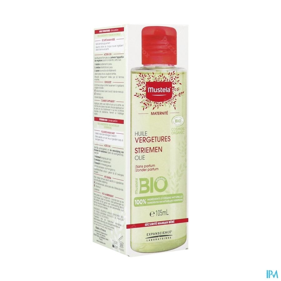 Mustela Mat Huile Vergetures 105ml