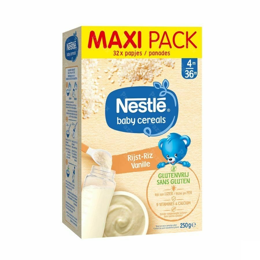 Nestle Baby Cereals RizVanille Céréales Sans Gluten Béb Pazzox