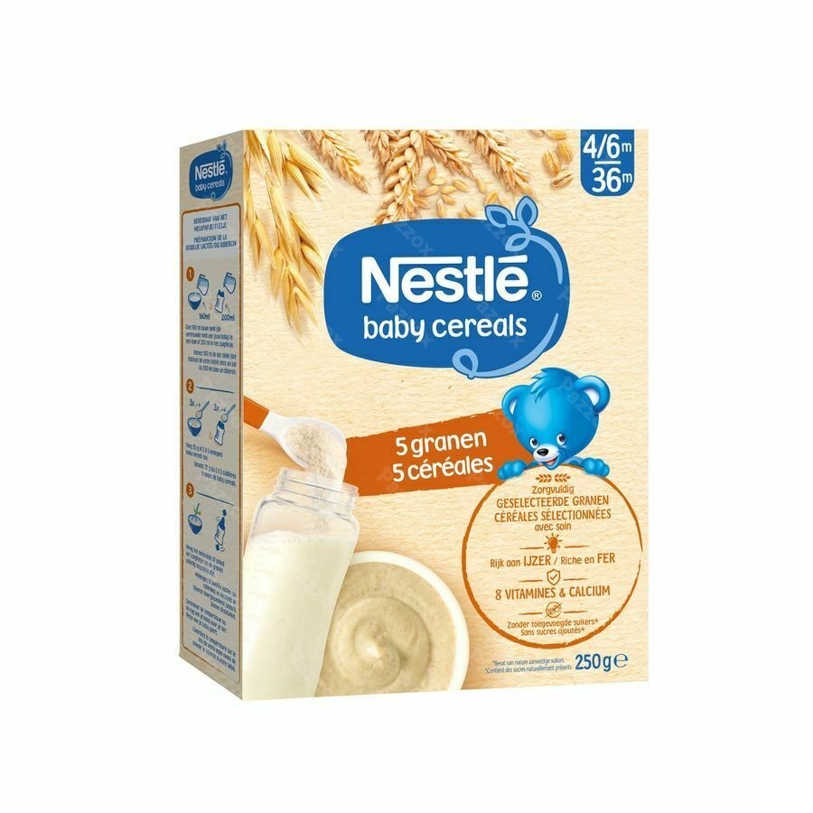 Nestle Baby Cereals 5 Céréales Bébé 6+ Mois 250g