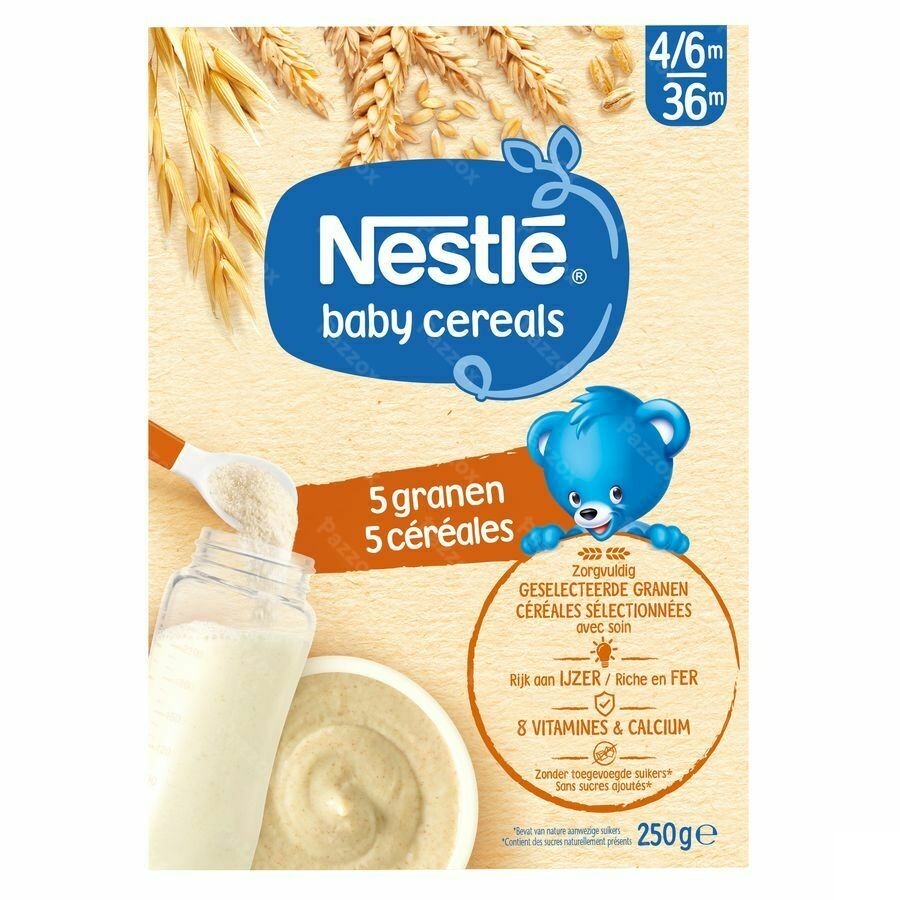 Nestle Baby Cereals 5 Céréales Bébé 6+ Mois 250g