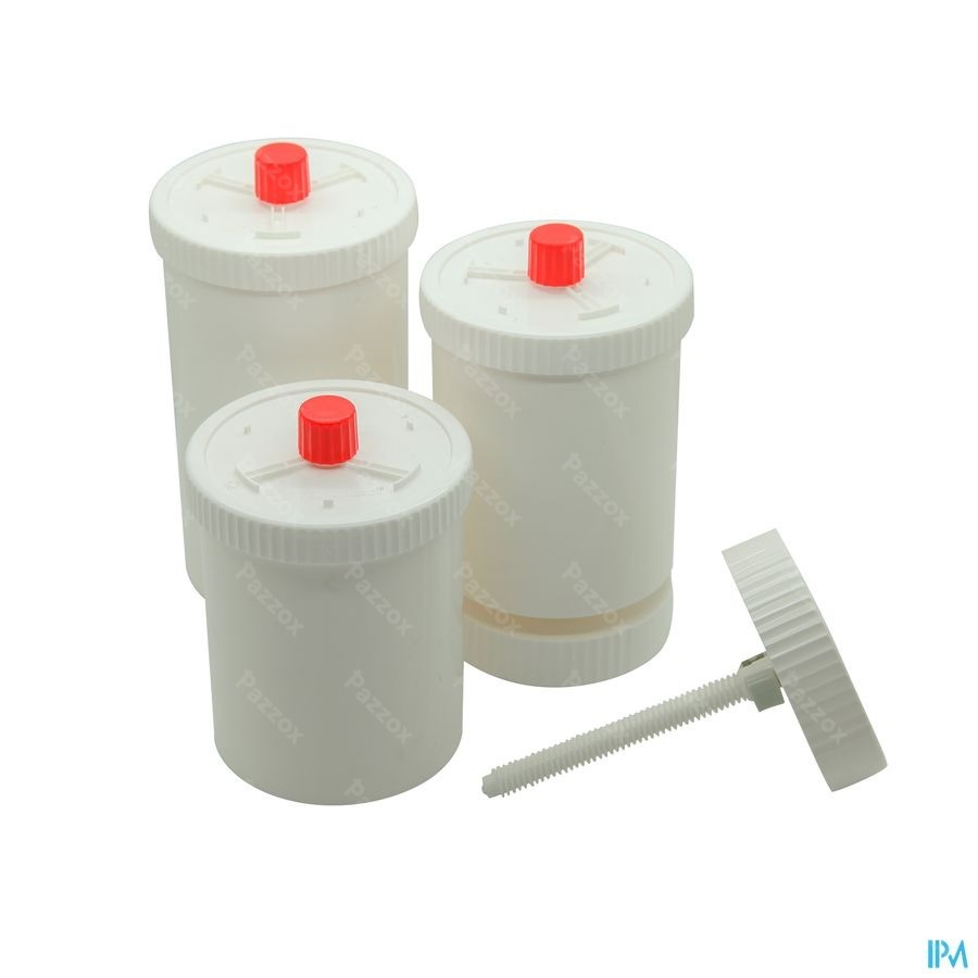 Fagronlab Unguator Pot+couv.blanc S/vis 4x300ml