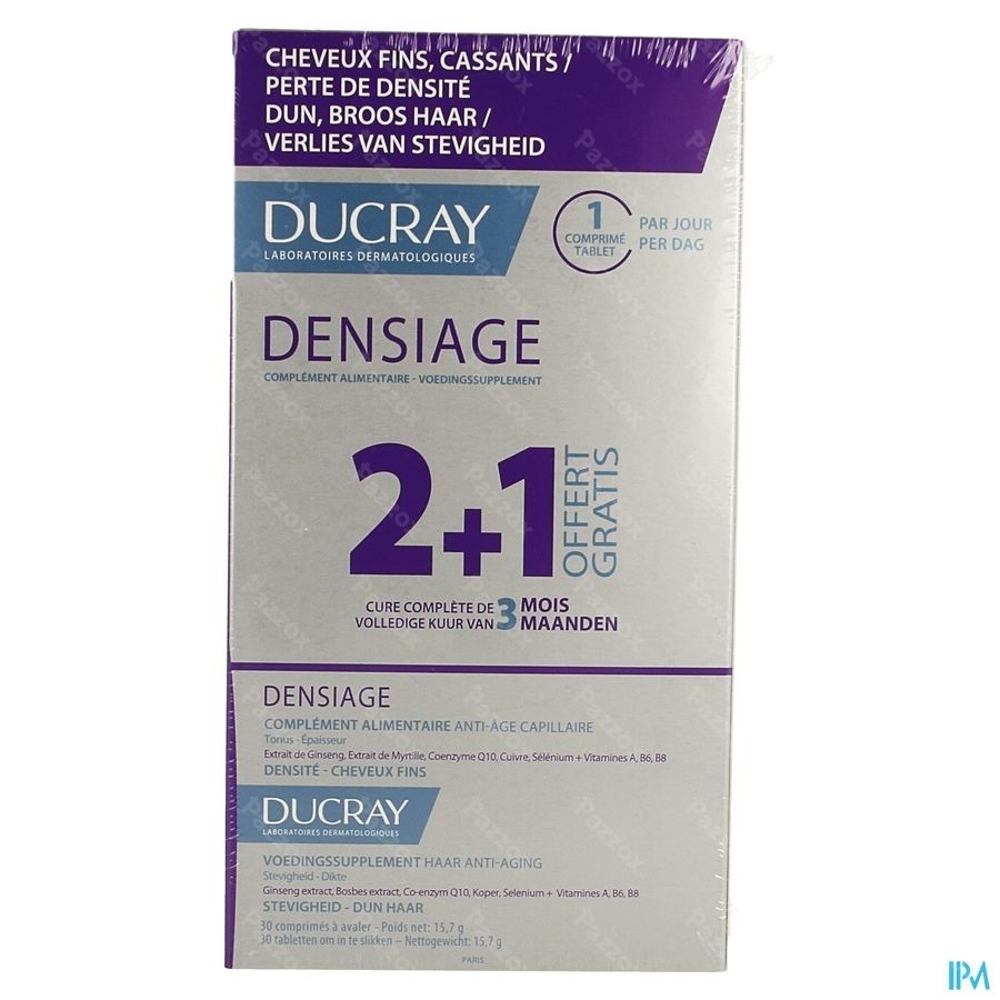 Ducray Densiage Trio Promo Comp 3x30