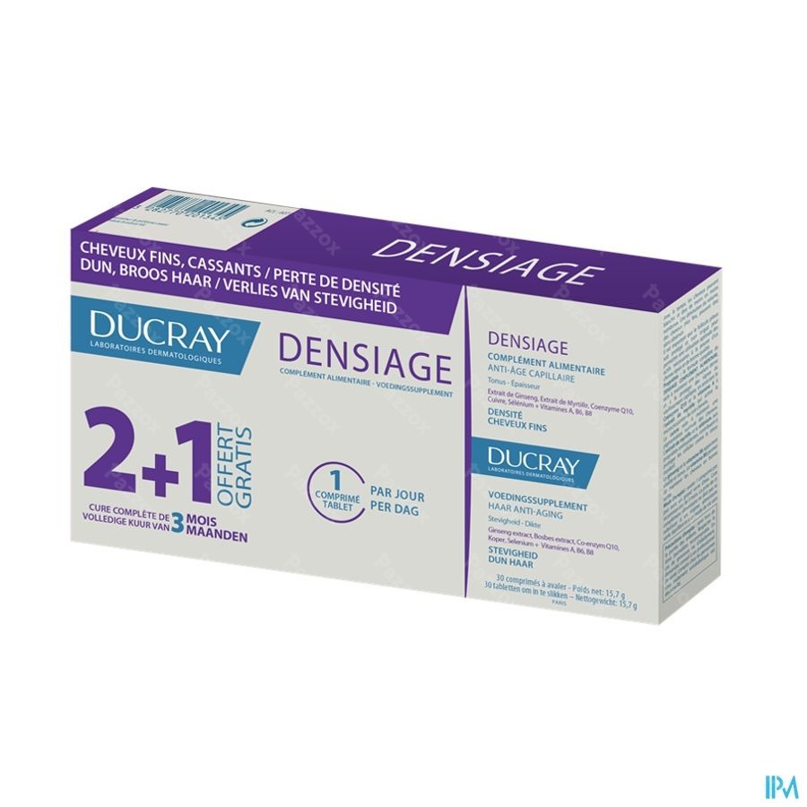 Ducray Densiage Trio Promo Comp 3x30